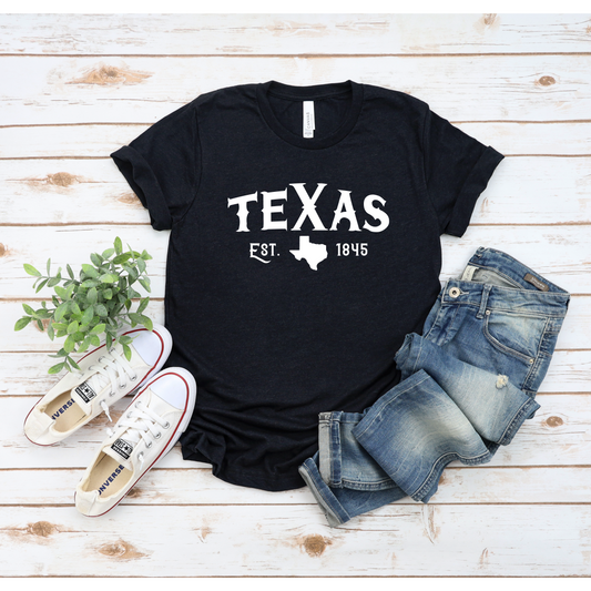 Texas Est 1845 T-shirt