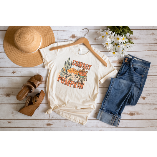 Cowboy Pumpkin T-shirt
