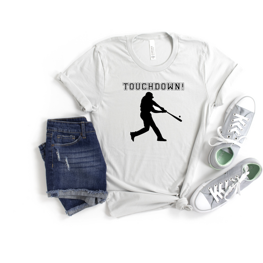 Touchdown on Silver T-shirt